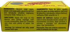 JABON DE ACEITE VIBORA DE CASCABEL top-down view of the 140g soap bar