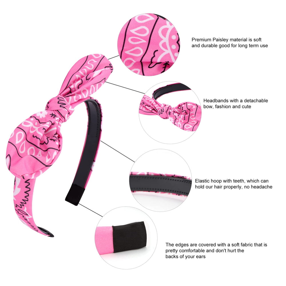 Jaciya bow close-up showing wire detail for customizable shape and hold