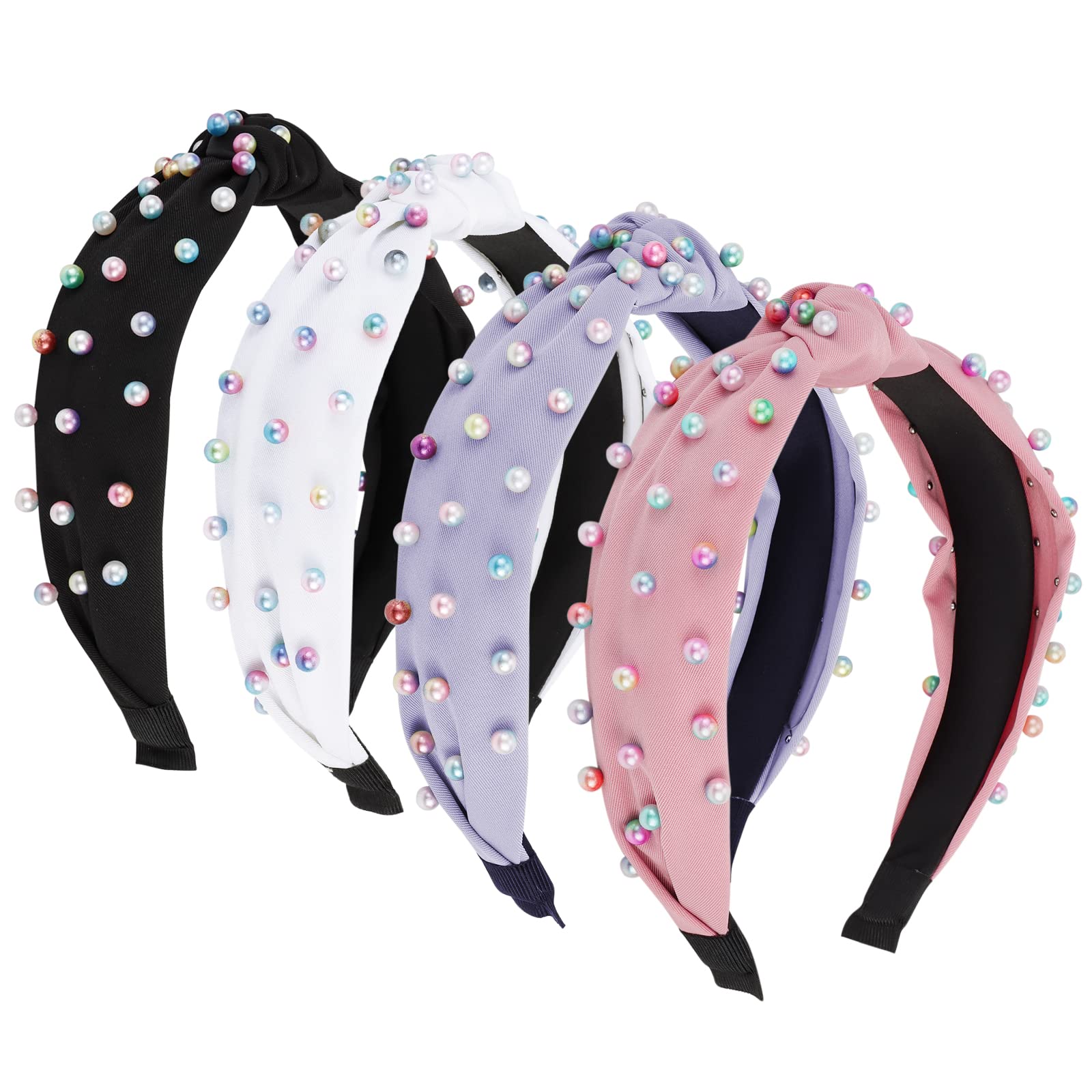 Jaciya front package showing four colorful headbands and variety