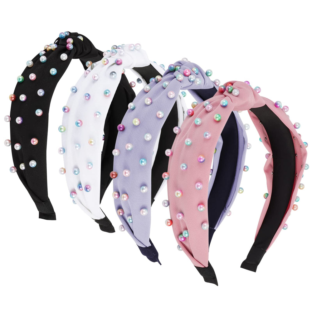 Jaciya front package showing four colorful headbands and variety