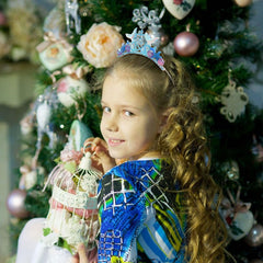 Jaciya styled with party outfit illustrating themed coordination and photo appeal