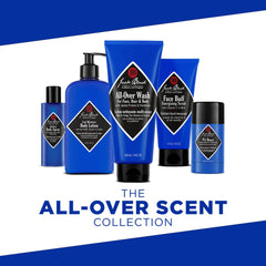 Jack Black applied after workout in outdoor setting showing cooling relief and refreshed skin