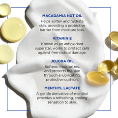 Jack Black lotion texture spread on skin demonstrating lightweight absorption and non-greasy finish