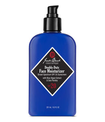 jack black front packaging showing moisturizer and SPF protection