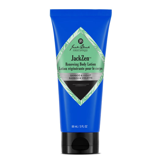 Jack Black front packaging showing 3 oz tube and product identity benefit travel hydration