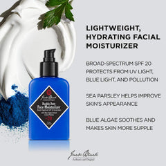 Jack Black creamy texture close-up highlighting lightweight hydration