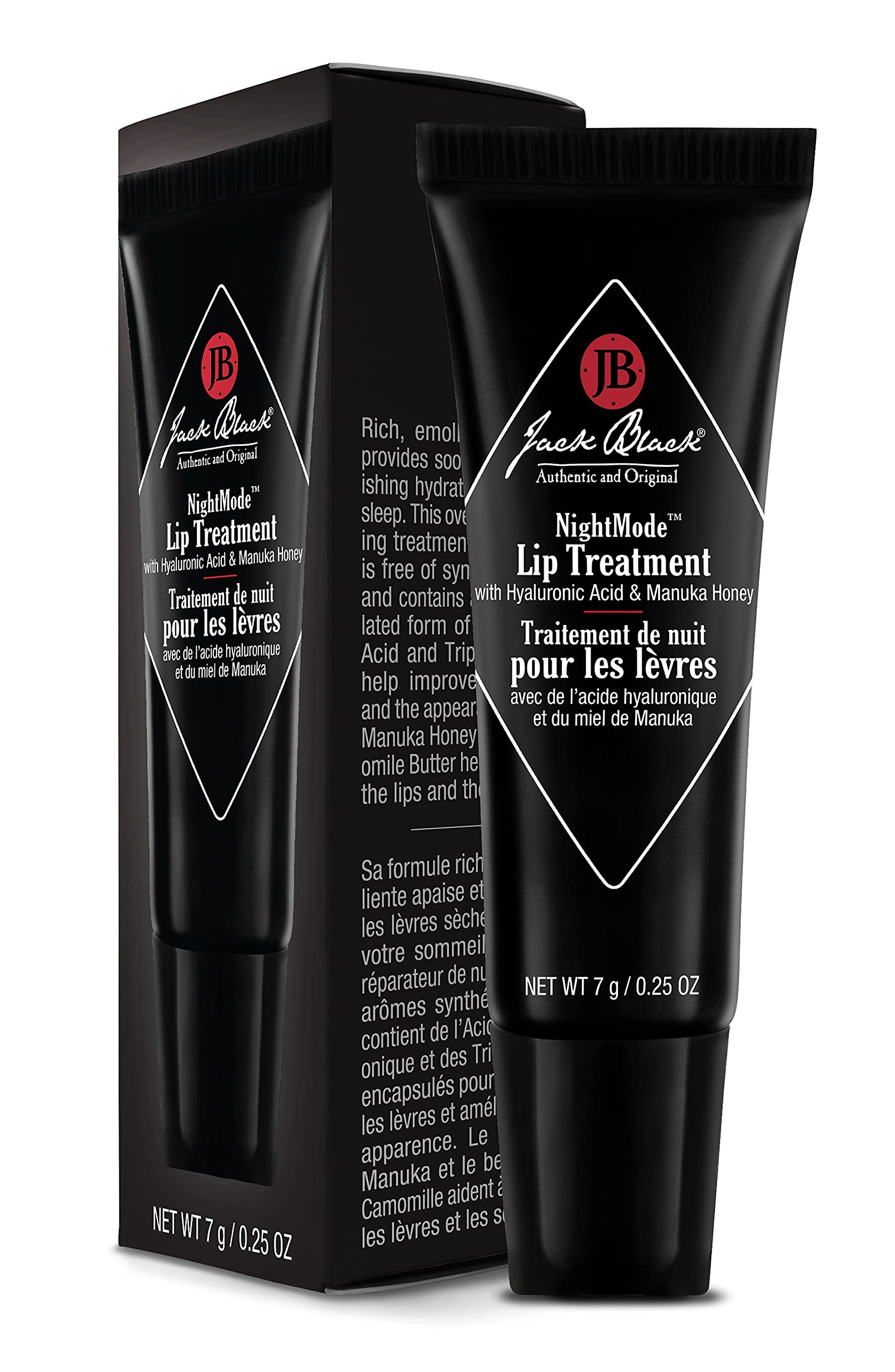 Jack Black texture close-up of balm showing rich emollient for deep overnight hydration