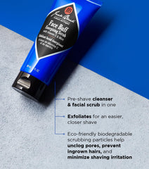 Jack Black Pure Clean cleanser bottle detail showing gentle cleansing action