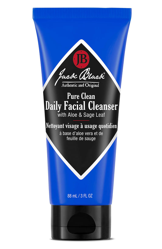 Jack Black Pure Clean front packaging showing bottle and clear label benefits
