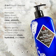 Jack Black product beside botanical ingredients, highlights natural formulation benefit