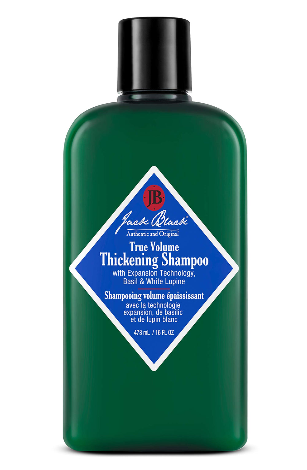 Jack Black True Volume front packaging showing label and size, highlights visible benefits