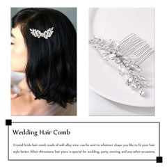 JAKAWIN model wearing comb in updo showing refined bridal enhancement