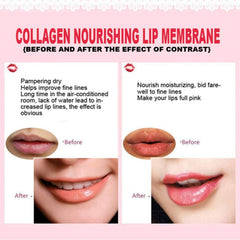 Jakuva before and after lips demonstrating smoother hydrated look