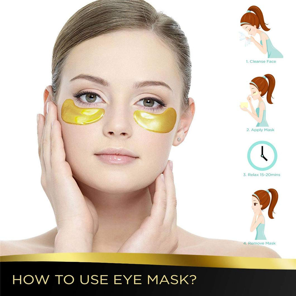Jakuva patch applied under eye demonstrating comfortable fit