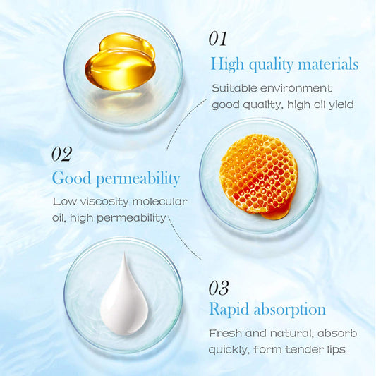 Jakuva single hydrogel lip mask close-up showing smooth texture benefit