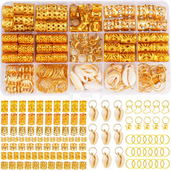 JALANCY front packaging showing all gold hair accessories and storage box benefits