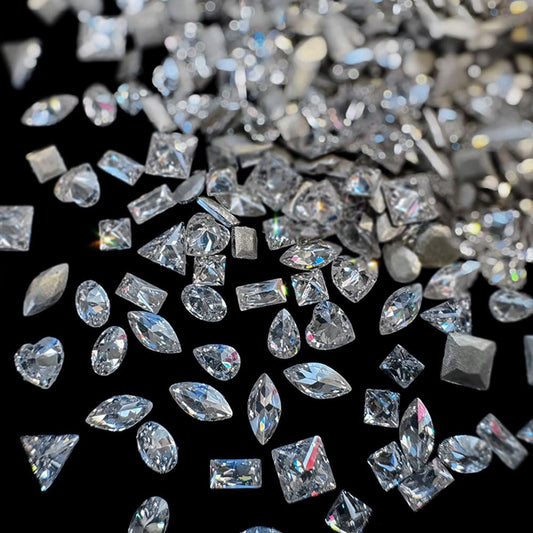 Jaliya close-up faceted detail highlighting sparkle and precise cut for high shine