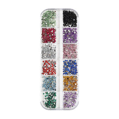 Jaliya close-up of resin rhinestone texture with bright shine