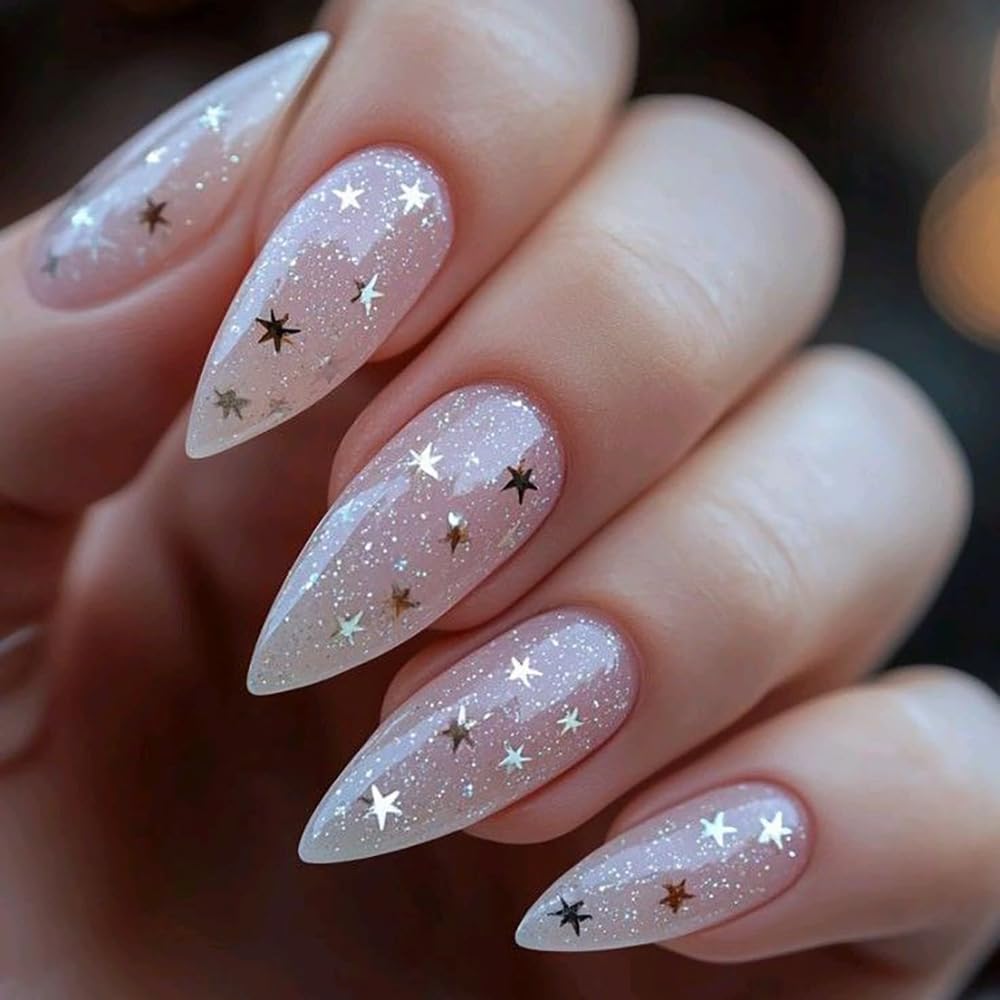 Jaliya stars and hearts spread to display shapes and inspire creative nail designs