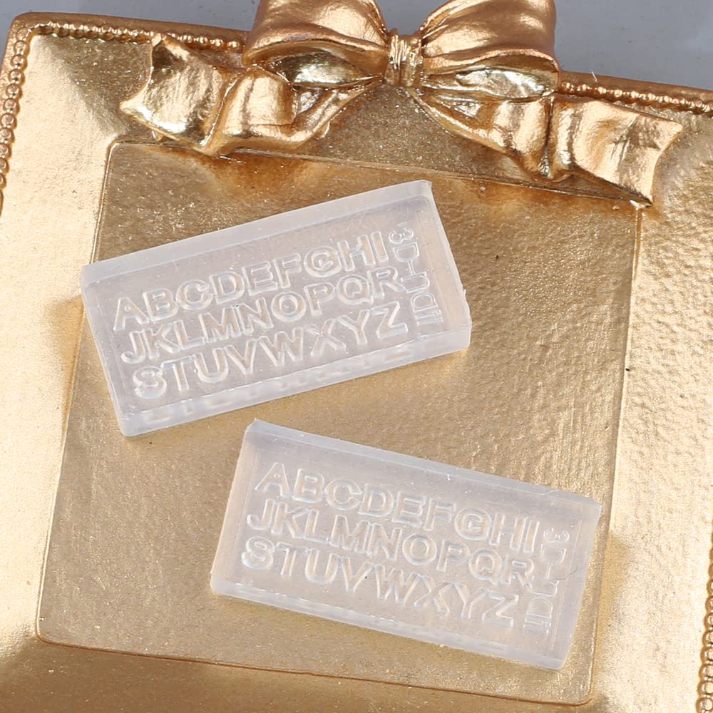 Jaliya assortment of colored resin letters displayed to show customization possibilities