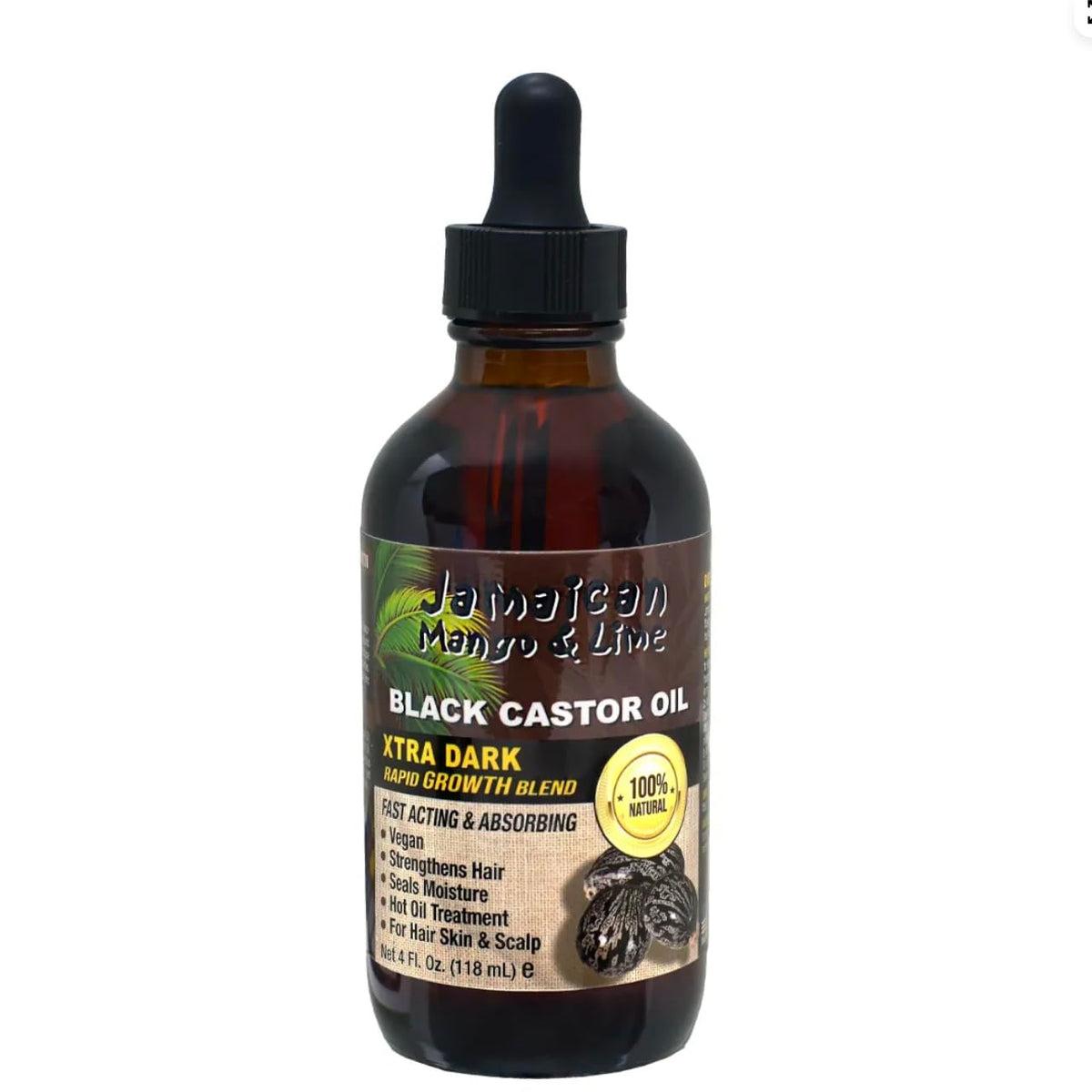Jamaican Mango & Lime front packaging showing oil bottle and benefits