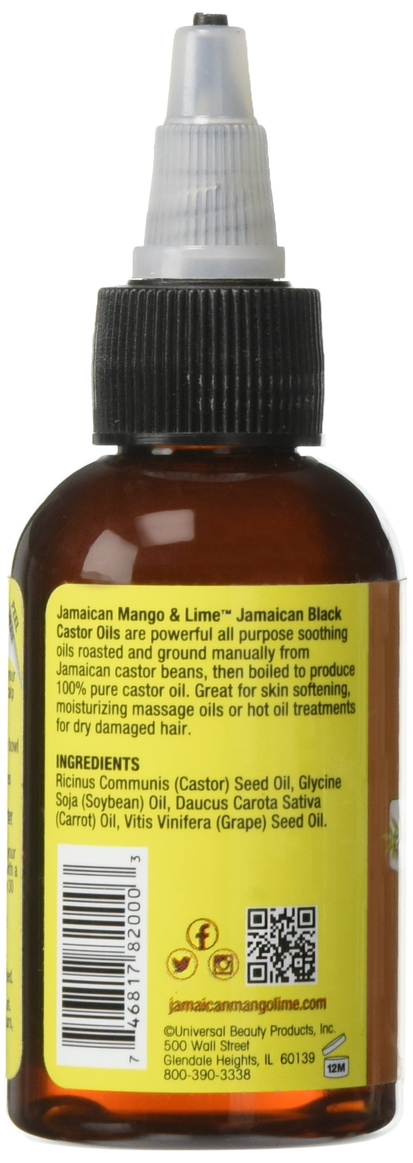 Jamaican Mango & Lime oil applied to natural hair demonstrating moisture and manageability