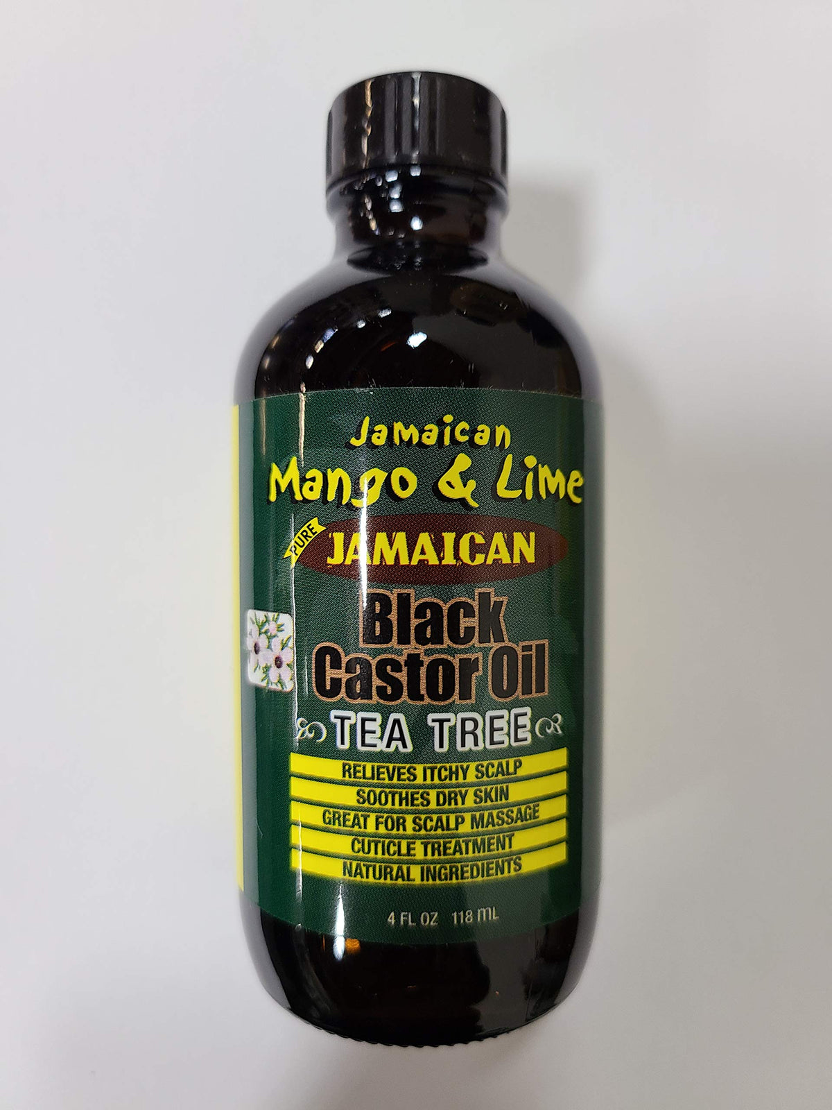 Jamaican Mango & Lime front bottle showing packaging and volume benefit