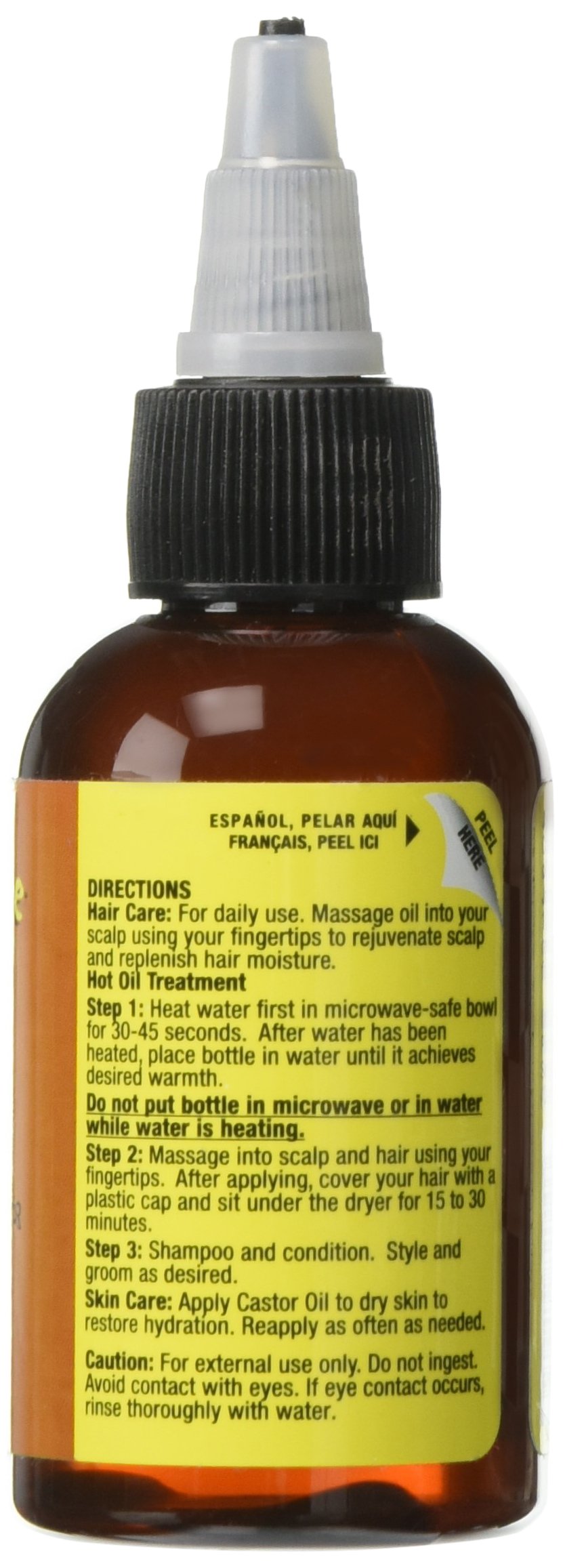 Jamaican Mango & Lime texture close-up illustrating lightweight oil consistency and shine