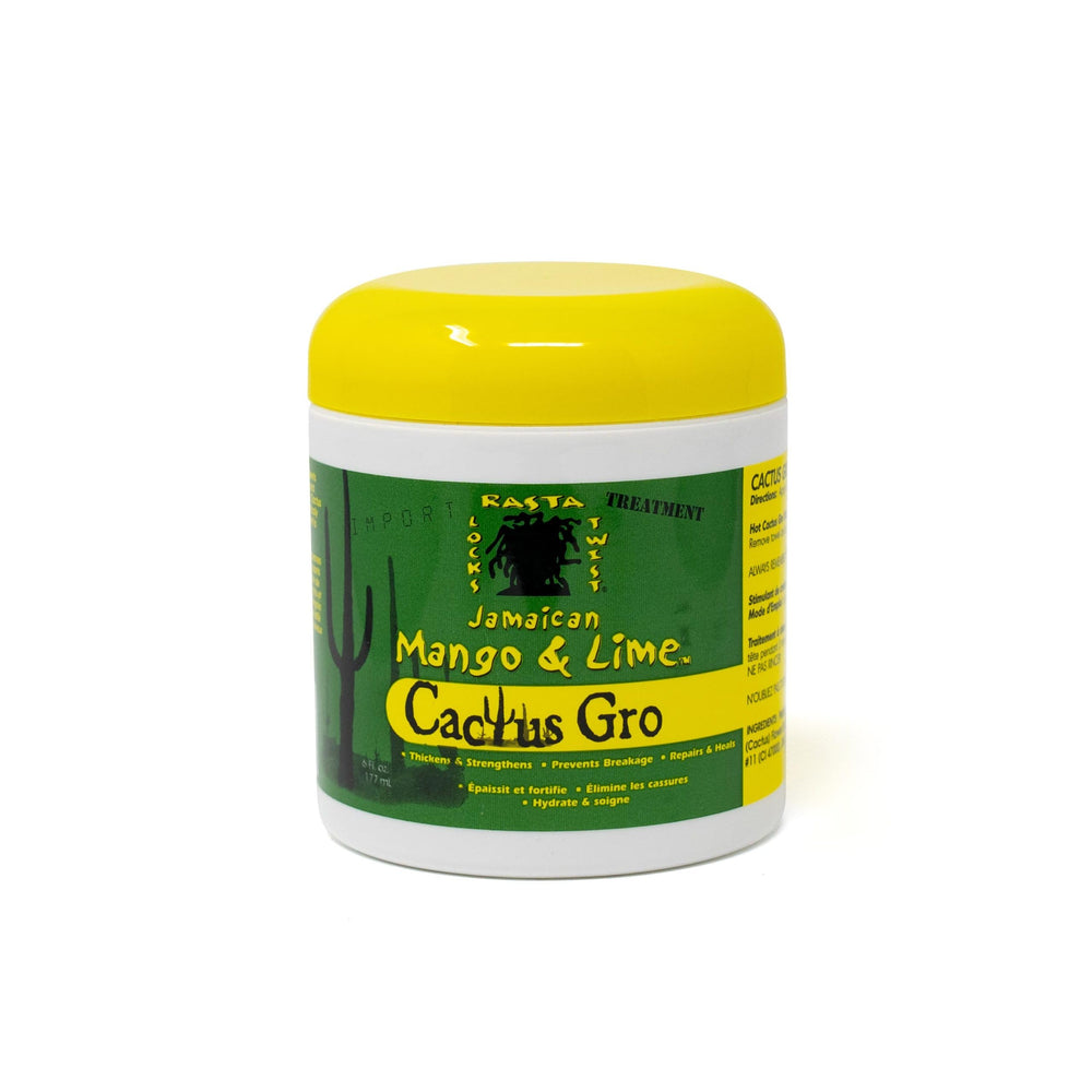 Jamaican Mango & Lime front packaging showing product and benefit for stronger locs