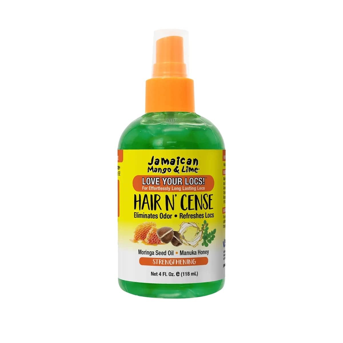 Jamaican Mango & Lime front bottle shows product and fresh styling benefit