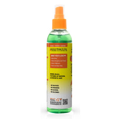 Jamaican Mango & Lime close-up of oil mist texture showing lightweight absorption benefit