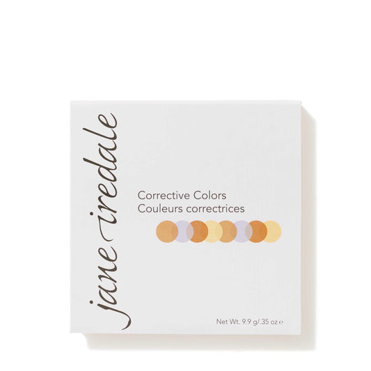 jane iredale corrective colors application closeup demonstrating precise brush coverage and seamless blending benefit