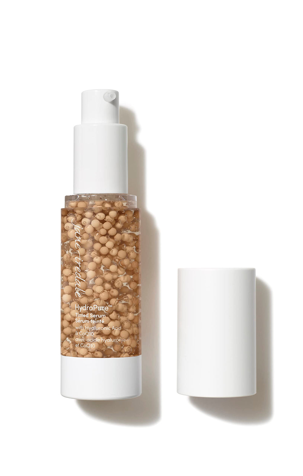 jane iredale front packaging showing product and brand, highlights hydration benefit