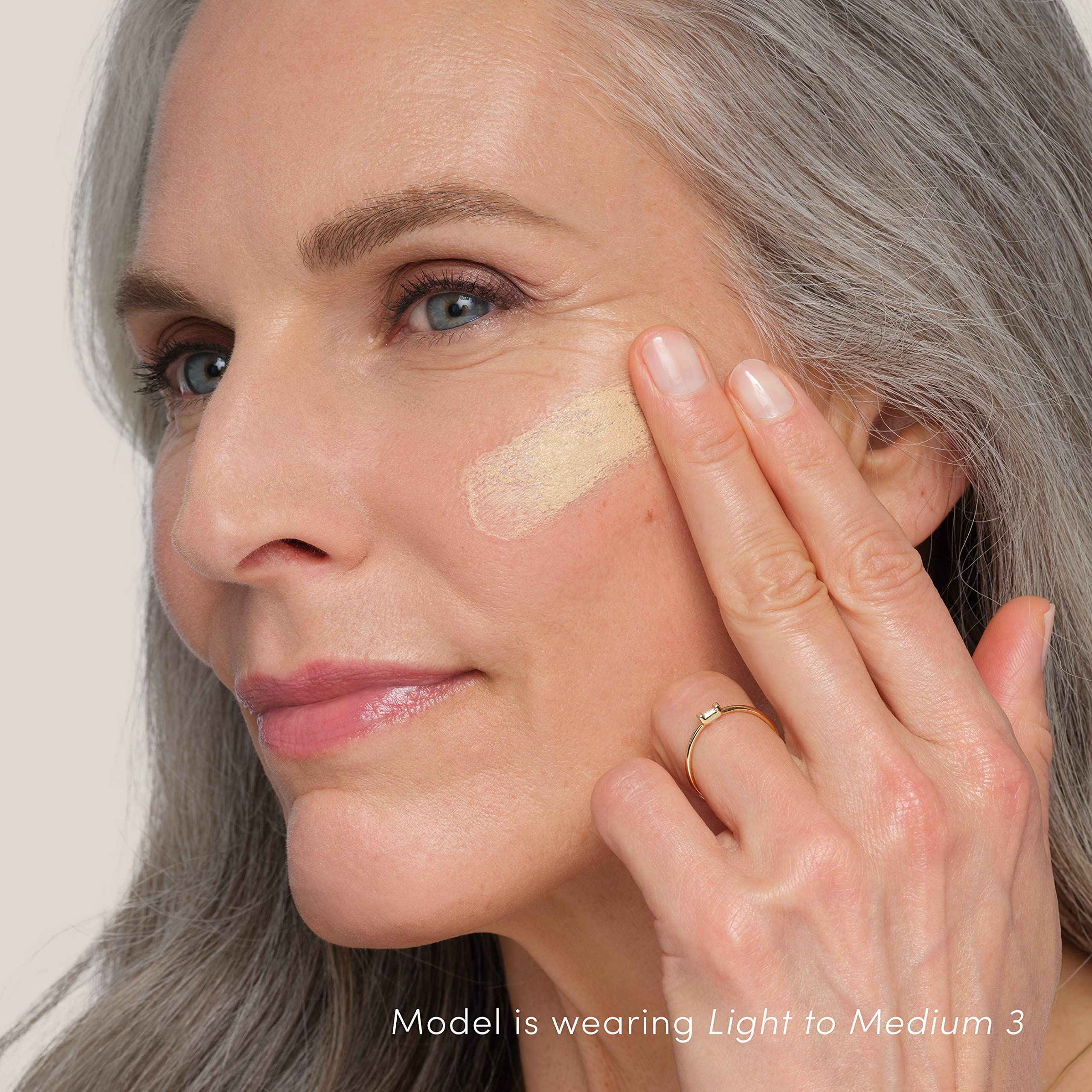 jane iredale in bathroom routine showing layering with skincare and convenience