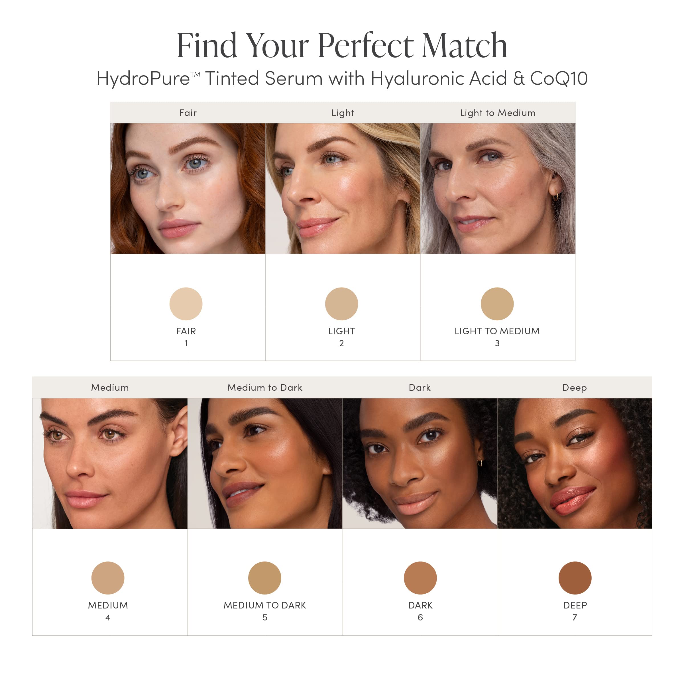 jane iredale swatch on arm illustrating sheer tint and natural coverage benefit