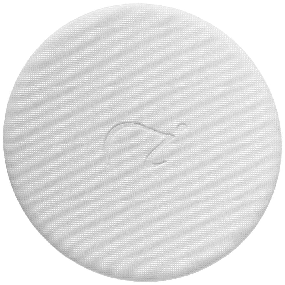 jane iredale powder applied for touch-up demonstrating shine control benefit