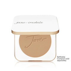 jane iredale arm swatches of latte showing buildable coverage and blendability benefit
