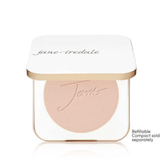 jane iredale swatches of light beige on skin showing buildable matte coverage and natural look