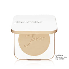 jane iredale swatch on skin in warm sienna illustrating natural matte finish benefit