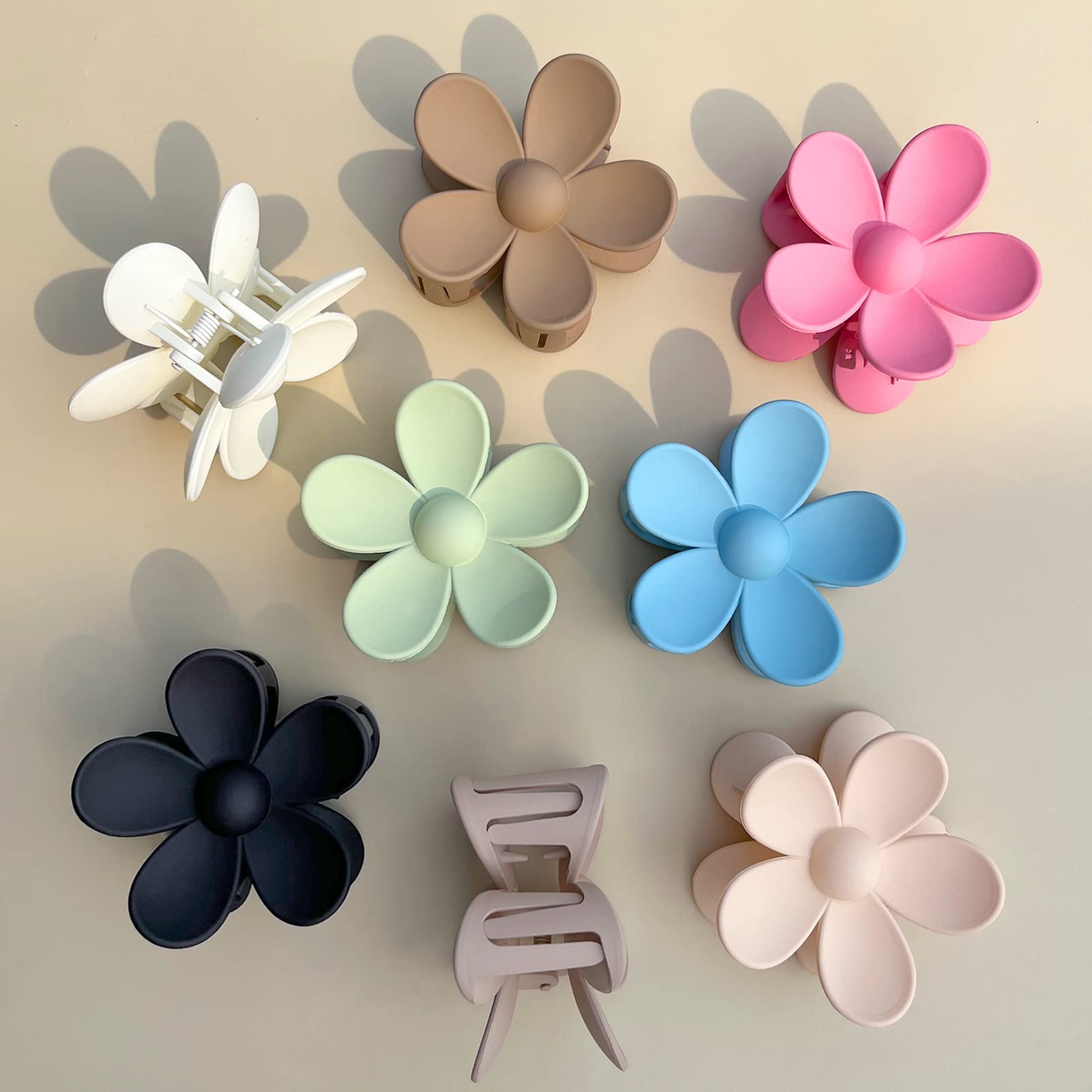 JANFUN color array laid flat displaying eight complementary shades for styling