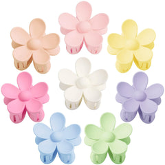 JANFUN front view of flower clip showing design and color, easy styling benefit