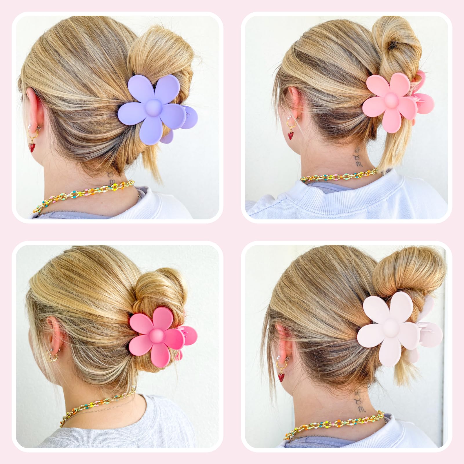 JANFUN clip securing high ponytail demonstrating reliable grip during activity