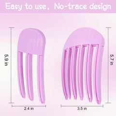JANFUN clips in bathroom styling scene illustrating easy at-home volume boost