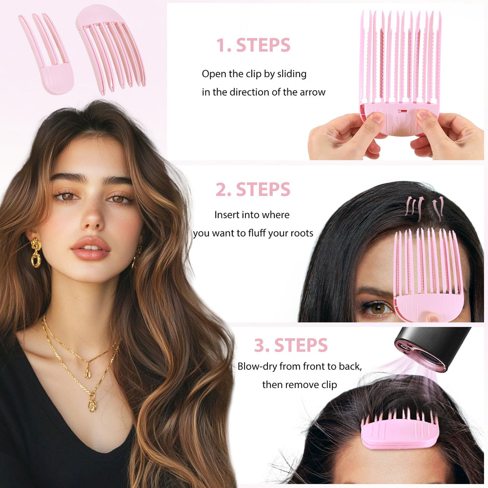 JANFUN small clip used on bangs for subtle rounded fullness