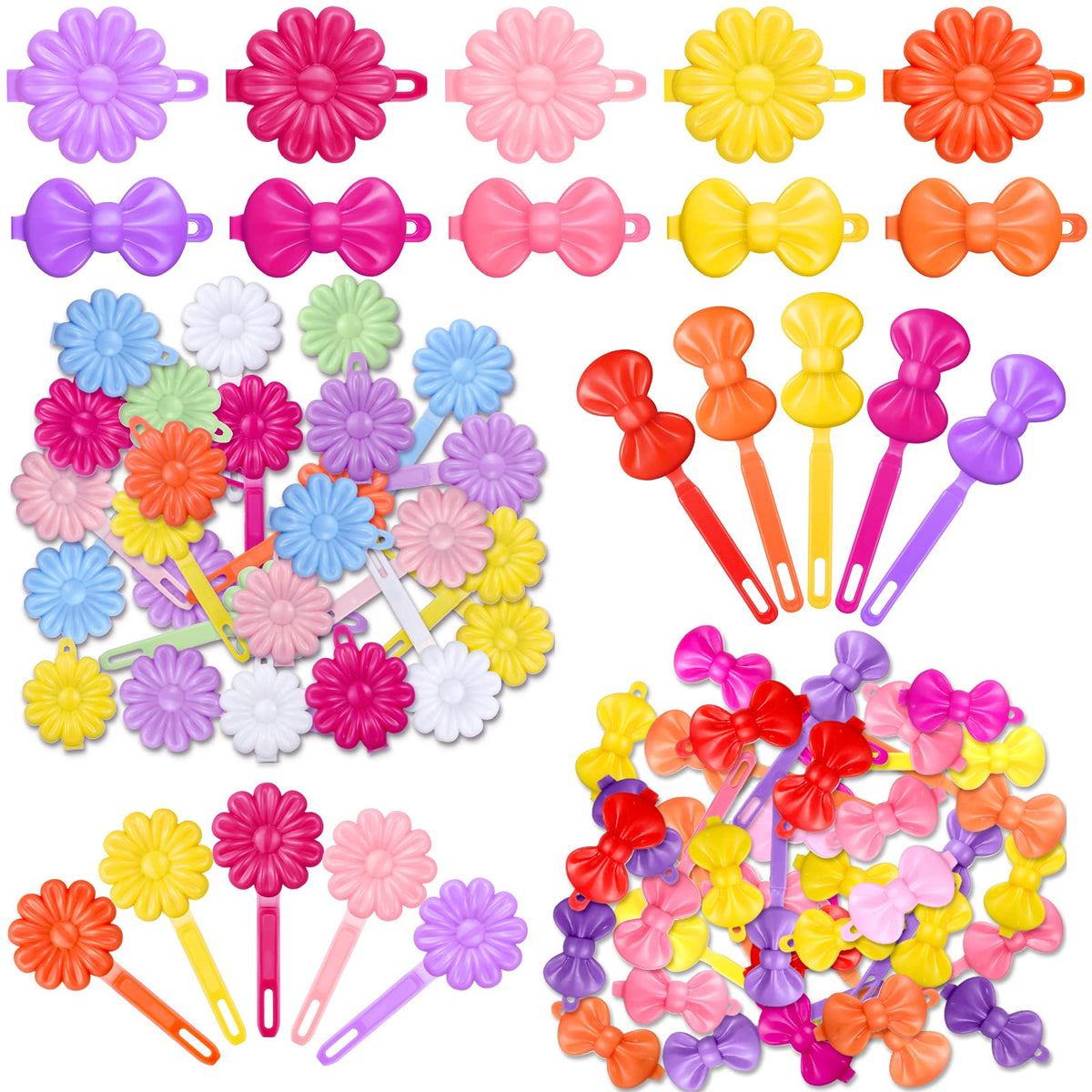 Janinka front view showing colorful barrettes, perfect for playful styling