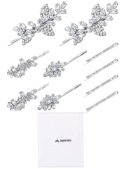 Janinka clips styled in wedding setting showing coordinated sparkle and elegance