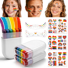 Janolia front packaging showing pride kit colors and stickers for quick event looks