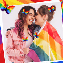 JANYUN clips scattered to display full rainbow range for mix-and-match use