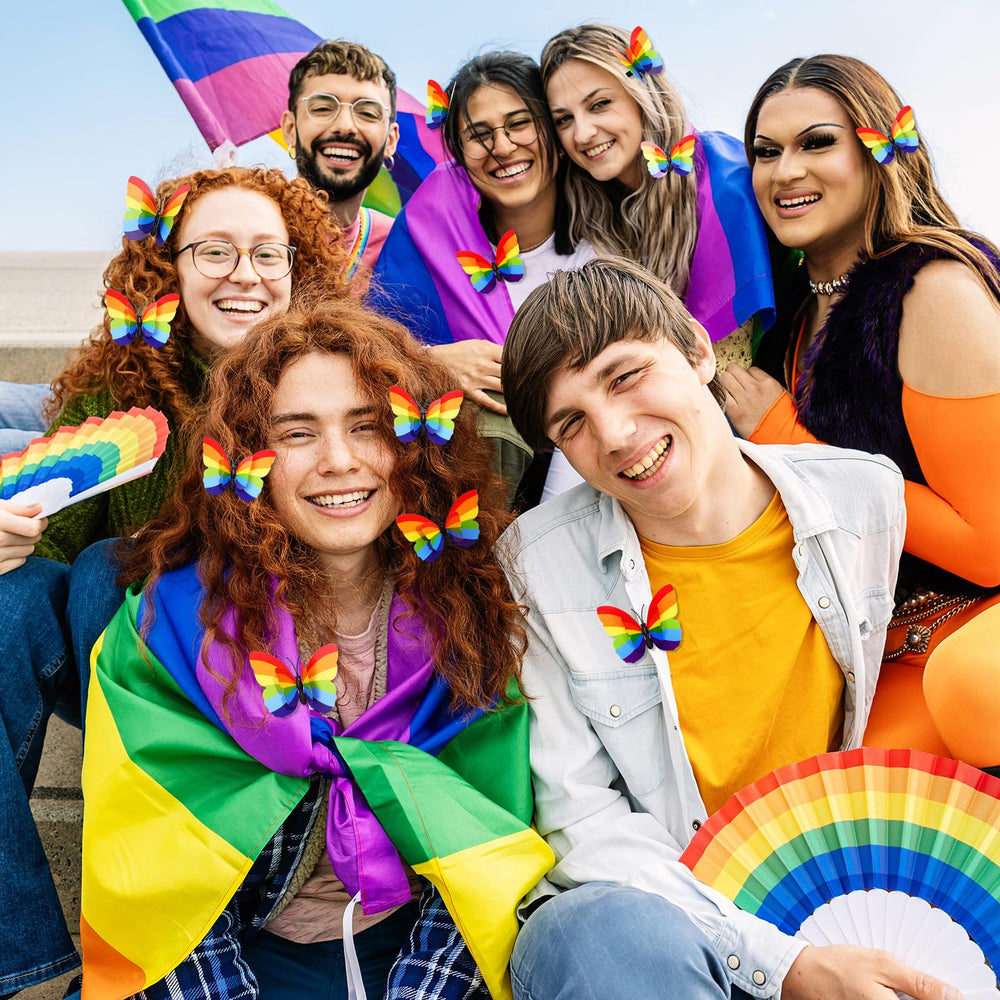 JANYUN group wearing clips at parade illustrating visibility and supportive style