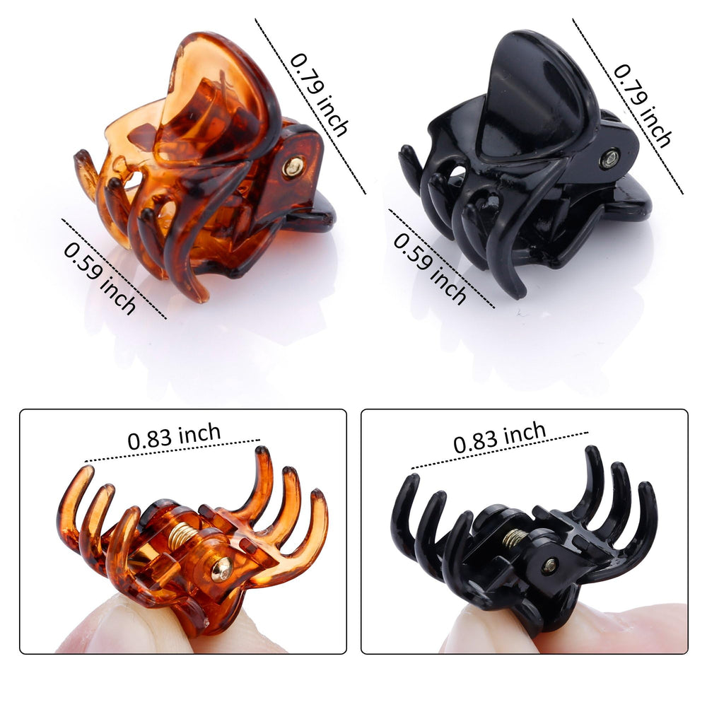 JANYUN clip next to ruler illustrating compact 0.6-inch width for precise styling
